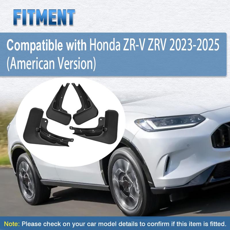 Guard Mudguards Mud Flaps Wheel Fender Accessories Black for Honda ZR-V ZRV -2025 Car Mud Flaps