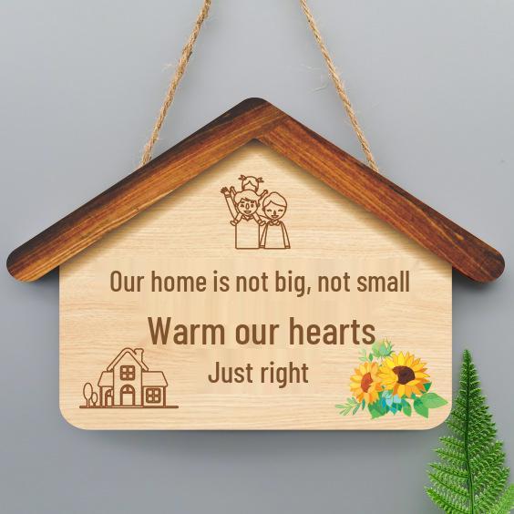 Creative Welcome Home Hanging Sign for Entryway