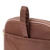 Franc Franc Japan Bicolor Satin Sanitary Compression Pouch Pink X Brown