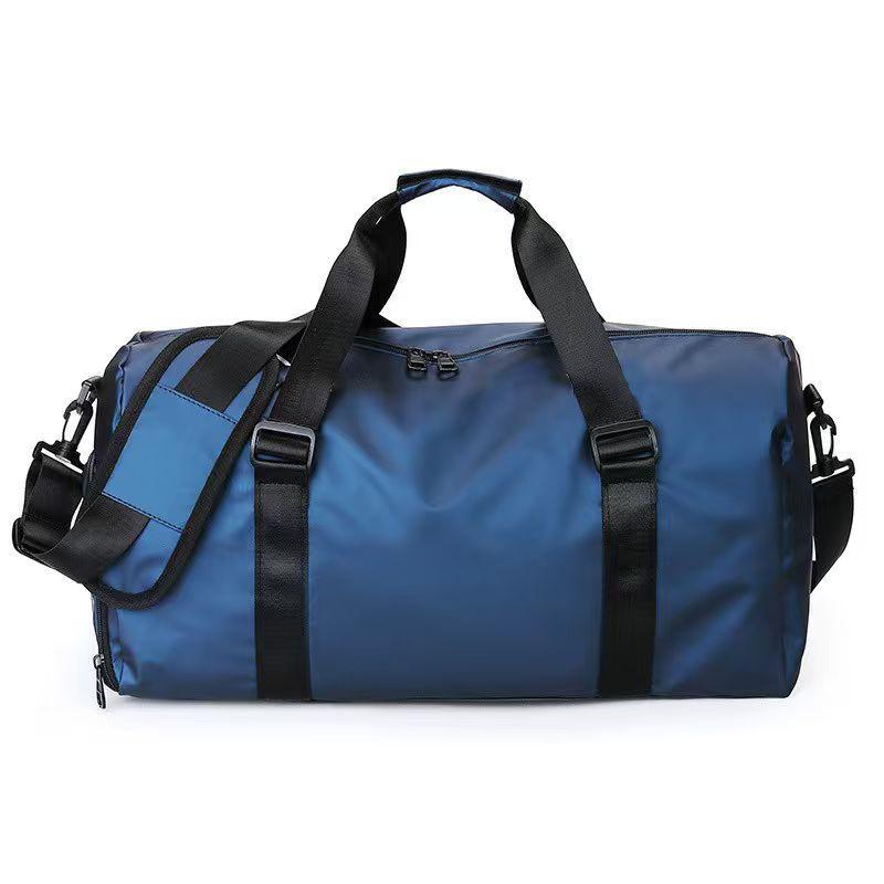 Einfache Tasche für Kurzreisen Buchstabe Tragbare Sport-Fitness-Tasche mit großem Fassungsvermögen Separates Schuhfach Gepäckaufbewahrungstasche für Geschäftsreisen