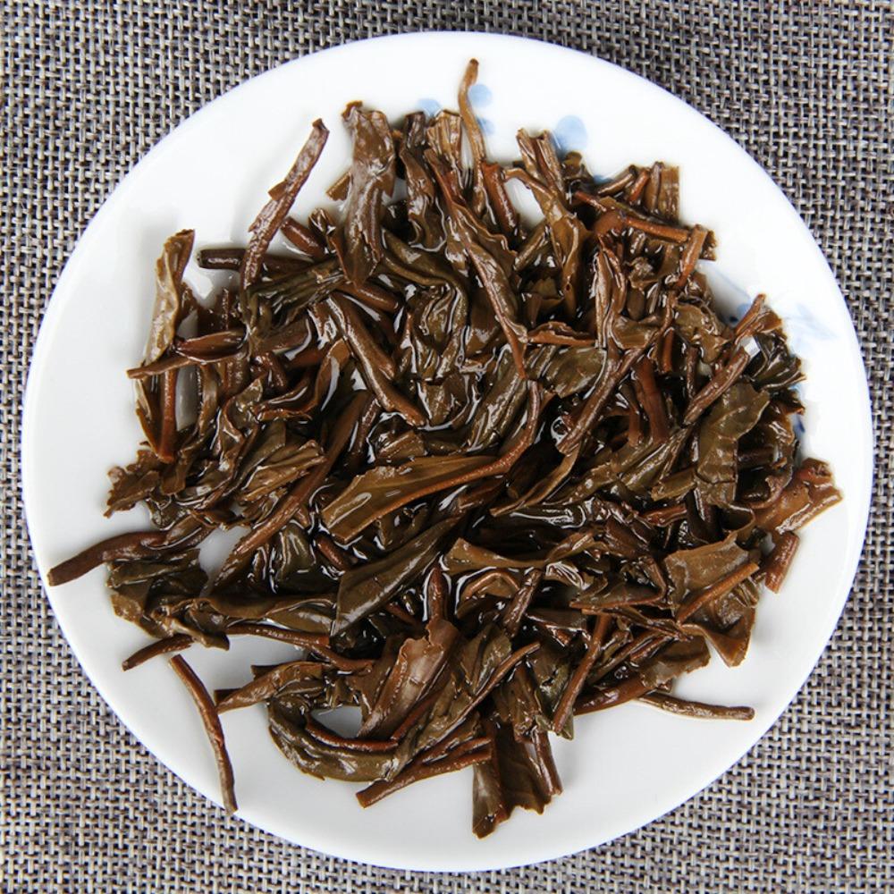 Yunnan Pu-erh Tea Cake 400g 2006 Menghai Qizi Ripe Puer Big Leaf Chinese Green Tea