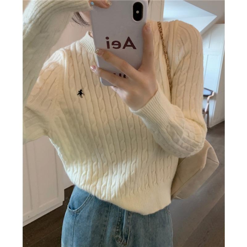 

Женский вязаный свитер кардиган с вышивкой, свободный пуловер с длинным рукавом 3XL абрикосовый