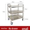 Stainless Steel Medical & Beauty Trolley - Mobile Storage & Instrument Cart