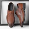 Herren Business Kleiderschuhe Sommer Atmungsaktiv Ausgehöhlter Schuh Luxus Lässige Lederschuhe für Herren Schnürschuh Oxford Schuh Herrenschuhe