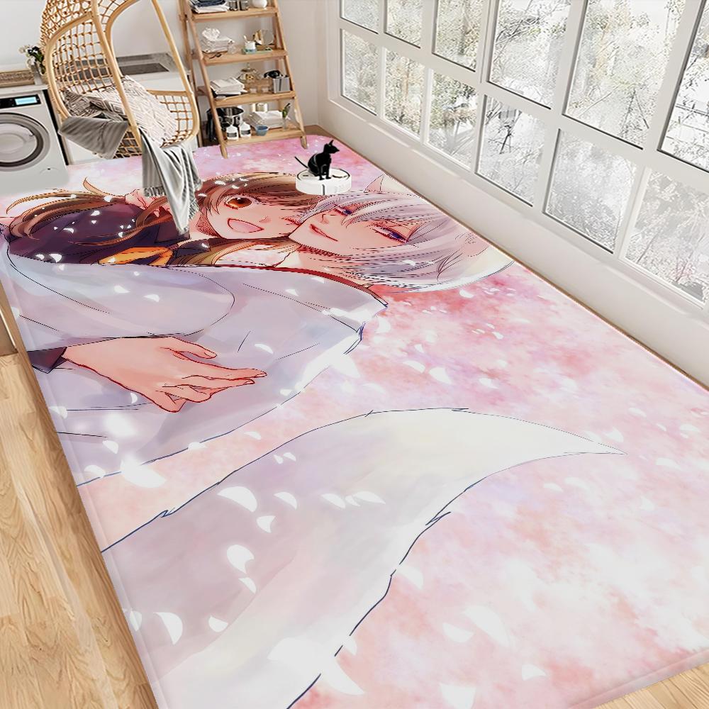 Kamisama Kiss Bathroom Mat Non-Slip Laundry Room Mat Laundry Decor Balcony Child Living Room Toilet Rug
