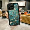 Oil Painting Flower Pattern Mobile Phone Case Suitable for iPhone 17 16 15 14 13 12 11 Pro/ Max /Plus Anti-fall and Shockproof