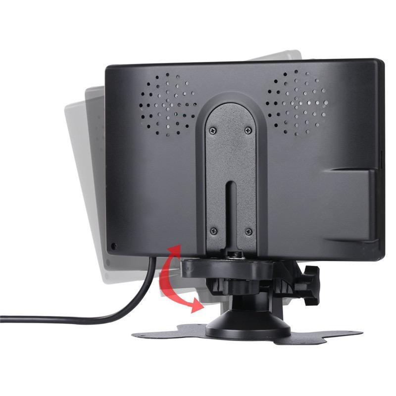 High-definition 7-inch Desktop Car Monitor 12V Truck, School Bus and Bus Reversing Image 24V Car Universal