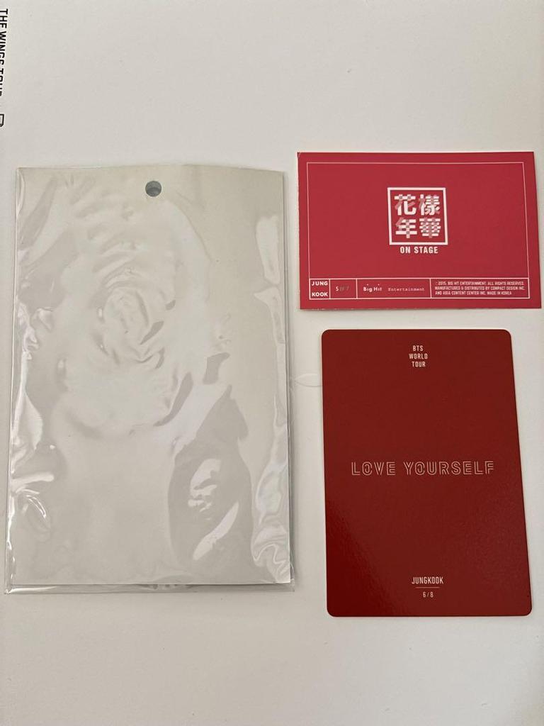 [USED] Jungkook Jeon Jungkook BTS Official Merchandise Trading Card