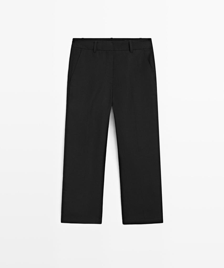 Masimodutti Slim Fit Capri Pants