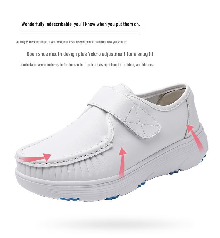 Women's Non-Slip Breathable Nurse Shoes - Soft and Comfortable with Odor-Resistant Thick Sole