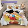 3pcs Pinocchio Character Printed Bedding Set, Soft and Comfortable Quilt Cover for Bedroom S078