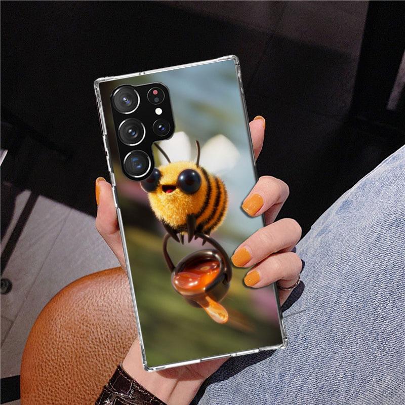 

Bee Keeping Honey Animal Phnoe Case for Samsung Galaxy S26 S25 Edge S23 S24 Ultra S22 Plus S21 S20 FE Unique Cover Soft Coque Ga Samsung S25 Edge