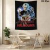 Custom Name Hellraiser Wall Tapestry Aesthetic Wall Hanging Printed Fabric Blanket Decorative Tapestries for Bedroom Living Room Home Decor