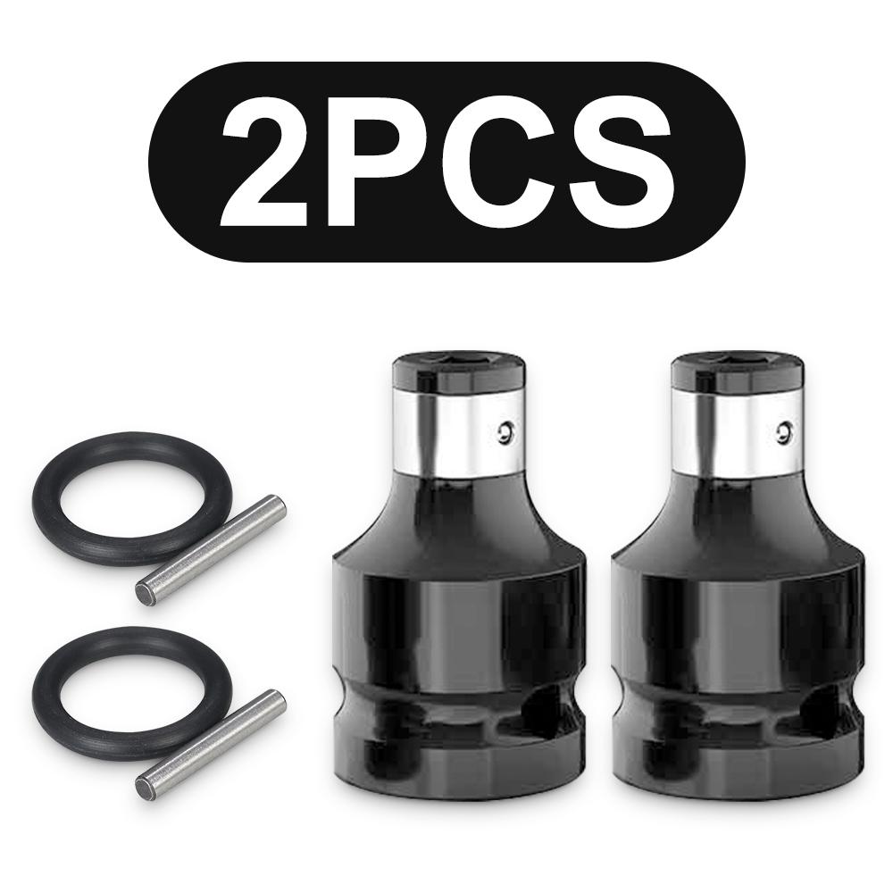 1/2" Square To 1/4" Hex Ratchet Socket Wrench Socket Adapter Spanner Set Drive Converter Universal Adaptive Impact Tool