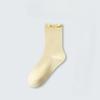 Female Spring and Autumn Cotton All Kinds of Wooden Ear Side Loose Mouth Breathable Boneless Tube Pile Socks