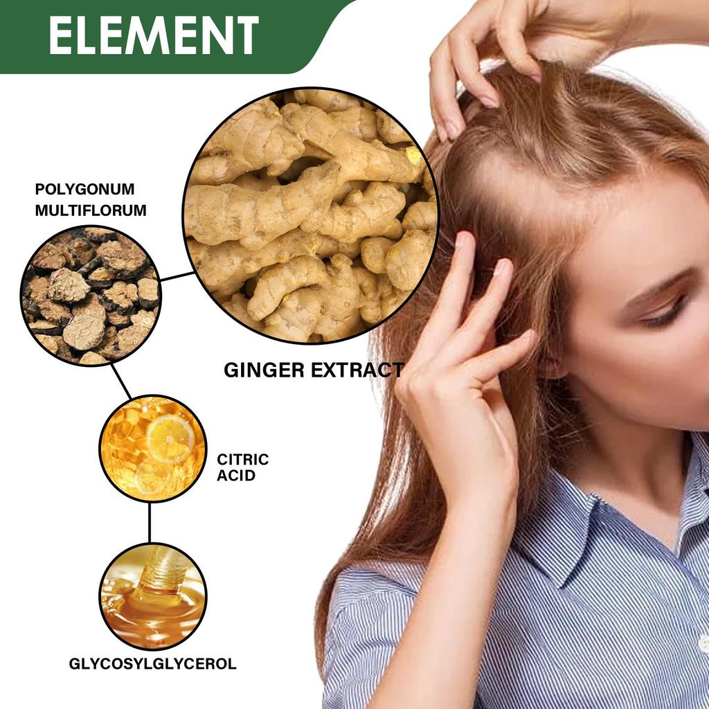 50g Ginger Hair Cream Moisturizing and Thickening Hair Repair Hair Damage Prevention Hair Cream