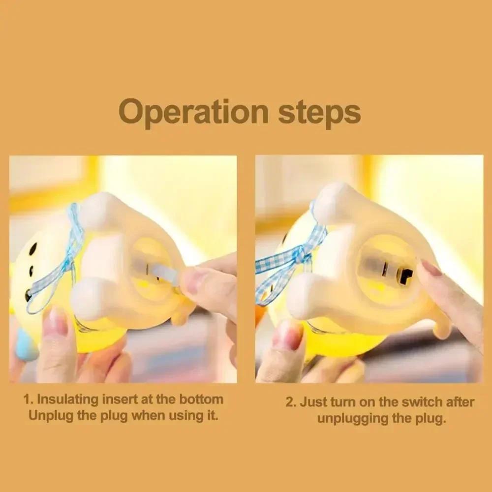 1PC Blue LED Cartoon Dragon Night Lamp – Fun Bedside Light for Kids, Bedroom, Holidays & Friend Gifts