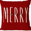 Merry Christmas Decor Cushion Cover 45x45 cm Pillow CaseCartoon Reindeer Santa Claus Printed Throw Pillowcase Linen Pillow Cover
