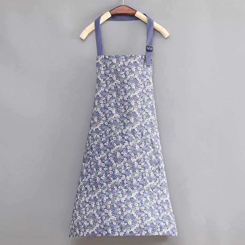 Fashionable Summer Canvas Apron: Breathable, Anti-Fouling, and Durable for Home and Kitchen