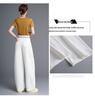 2026 Spring Korean Style High-Waisted Wide-Leg Chic Casual Pants