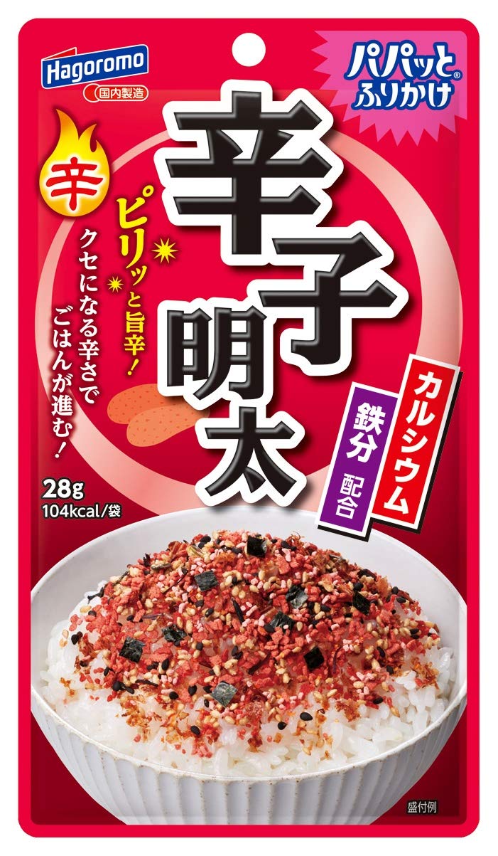 

Hagoromo Papatto Furikake Karashi Mentai 28g x 10 pieces (5350)