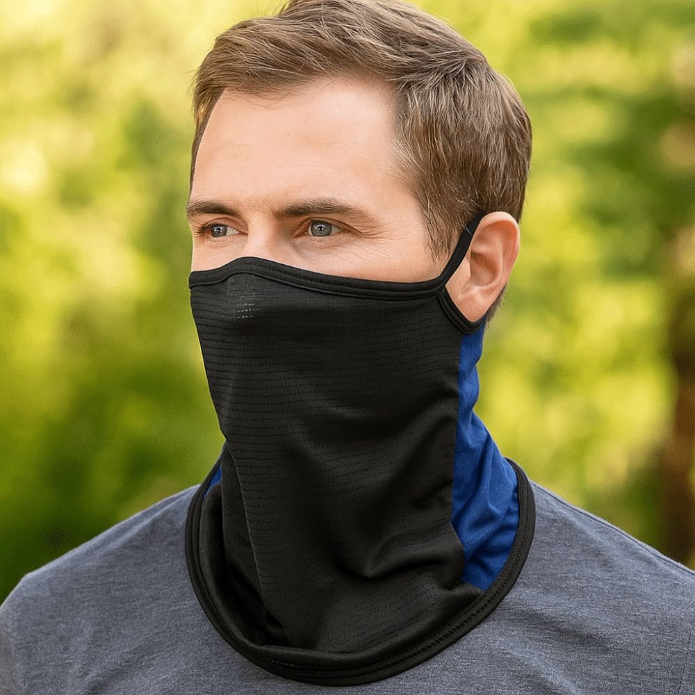 Ear-hanging Outdoor Cycling Neck Cover Breathable Triangle Scarf Riding Face Mask  Men Women