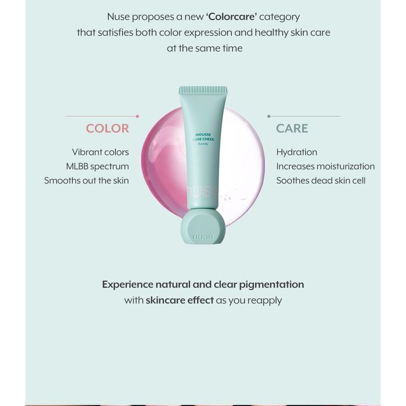 nuse - Mousse Care Cheek Handy - 8 Colors