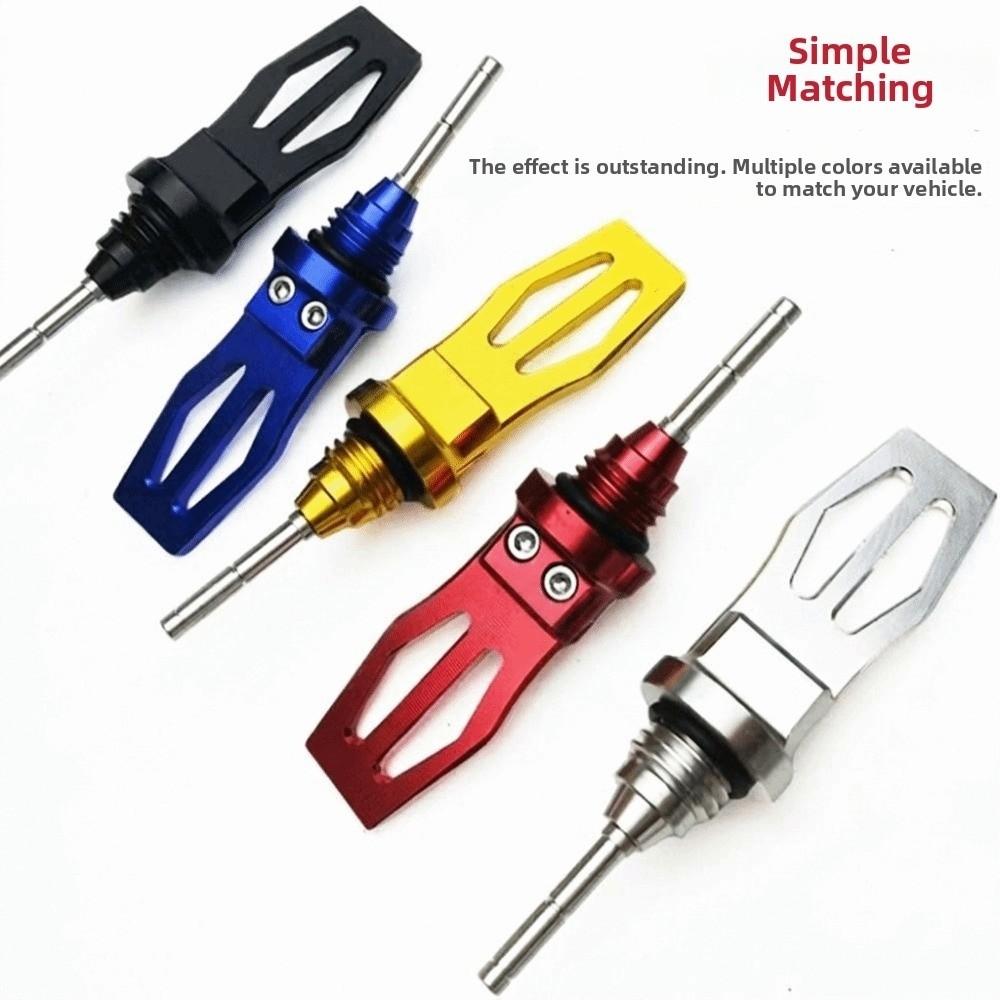 Professional Motorcycle Oil Level Dipstick Aluminum Zinc Zinc Alloy Machine Oil Dipstick Motorcycle Part