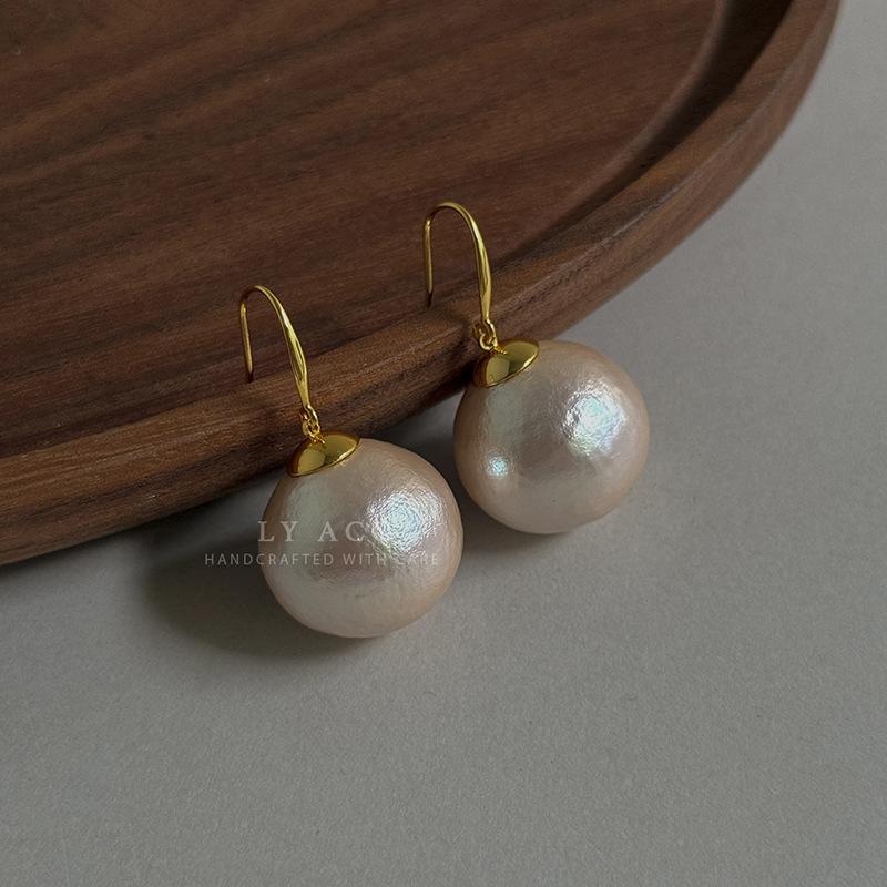 French Gentle Elegance Pearl Ear Hook Earrings Women's Exquisite Light Luxury High Sense Niche Design Fashion Versatile Earrings