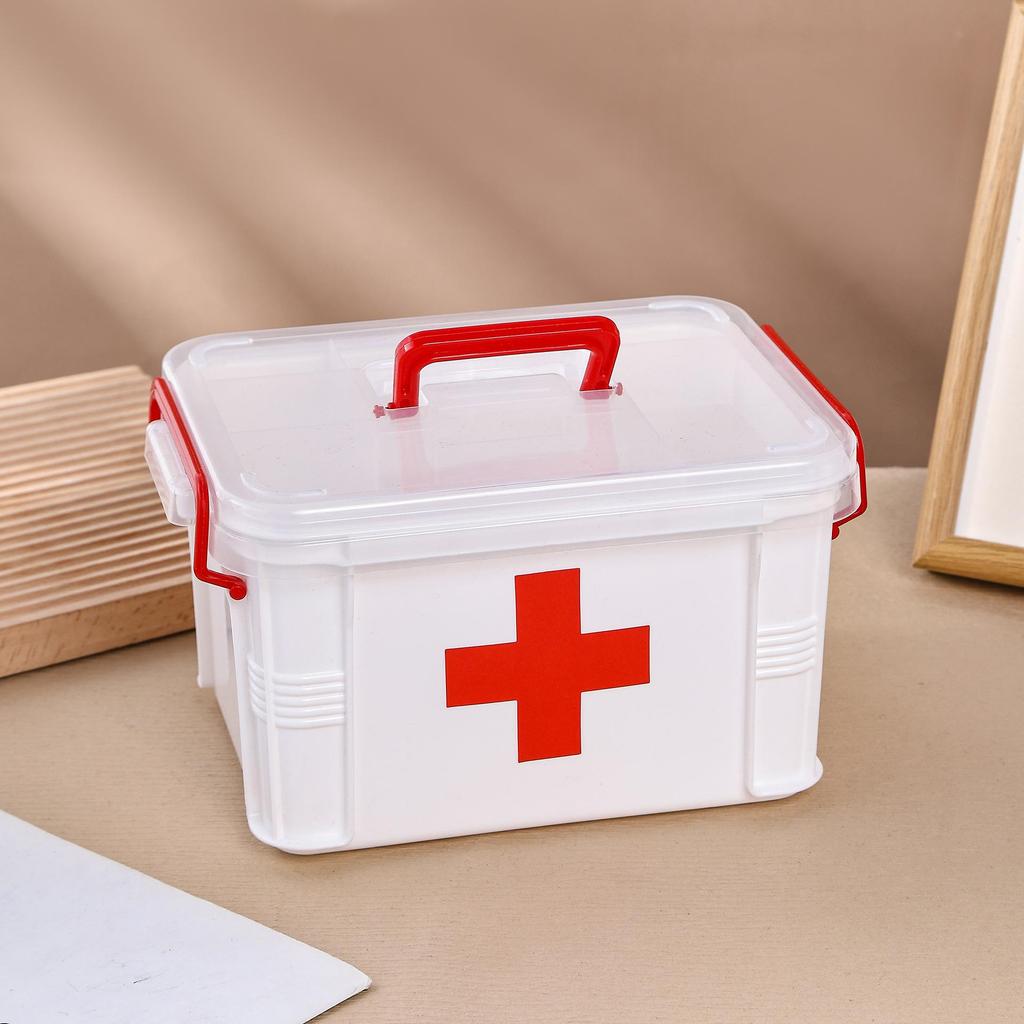 Medicinförvaringslåda  Vit