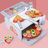 Wooden Play House Pizza Oven Cecile Simulation Kitchen Cooking Cutlery Set Educational Baby Toys