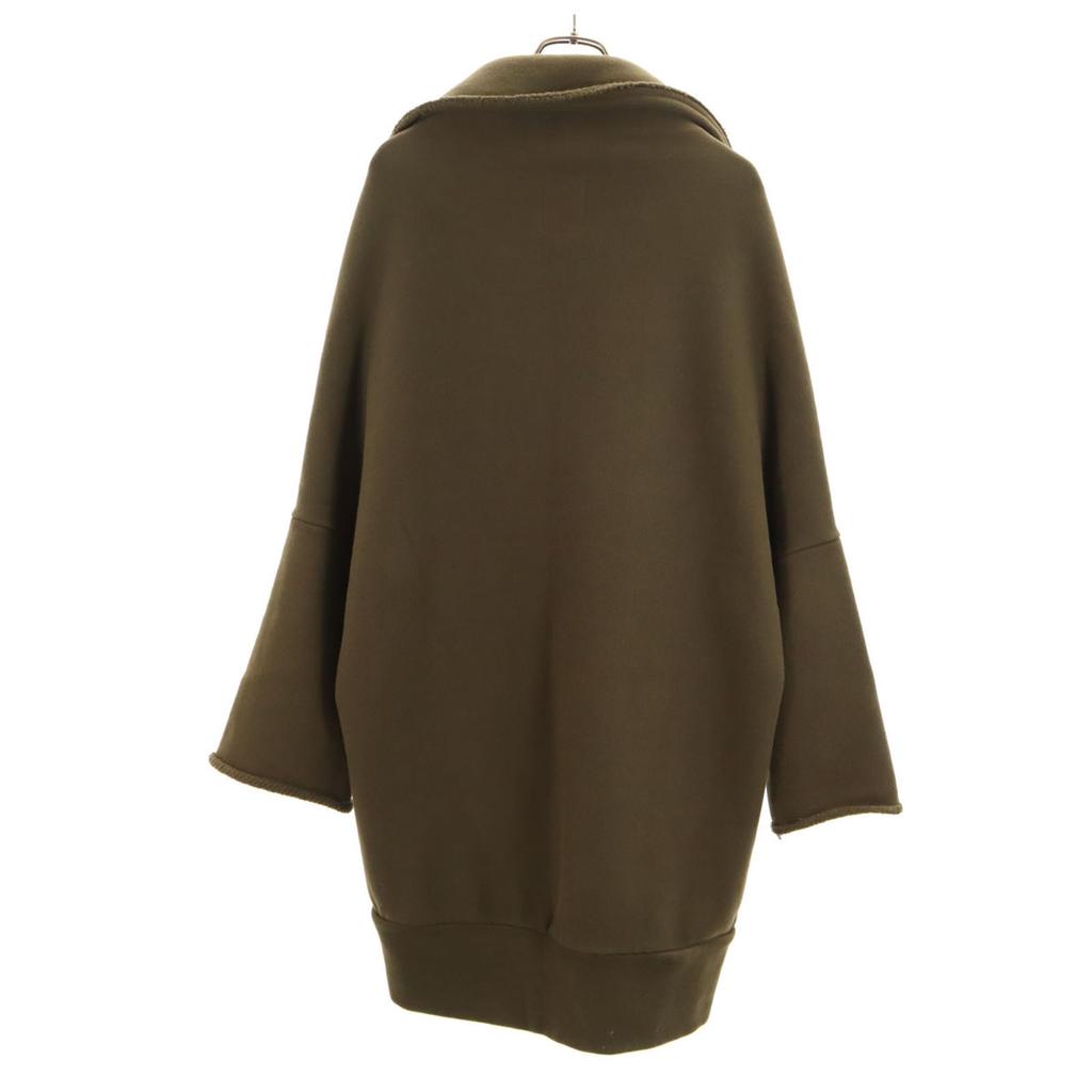 LIMI Feu Made In Japan Sweat Work Coat S Olive Youji Yamamoto Women Used