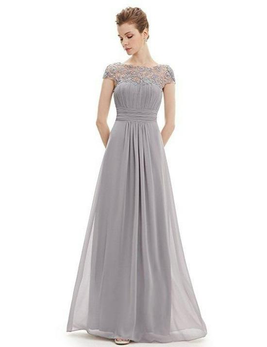 2025 Europäischer & Amerikanischer Stil Spitze Brautjungfern Abendkleid für Frauen