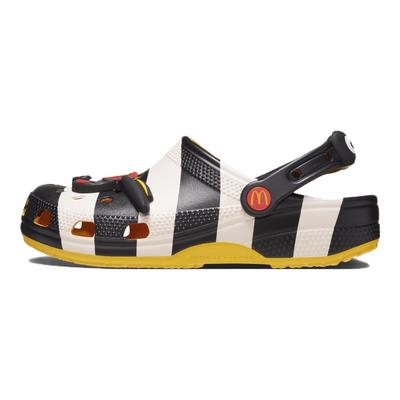 McDonalds X Classic Clog Hamburglar Unisex Sneakers Black White Yellow 209393-066