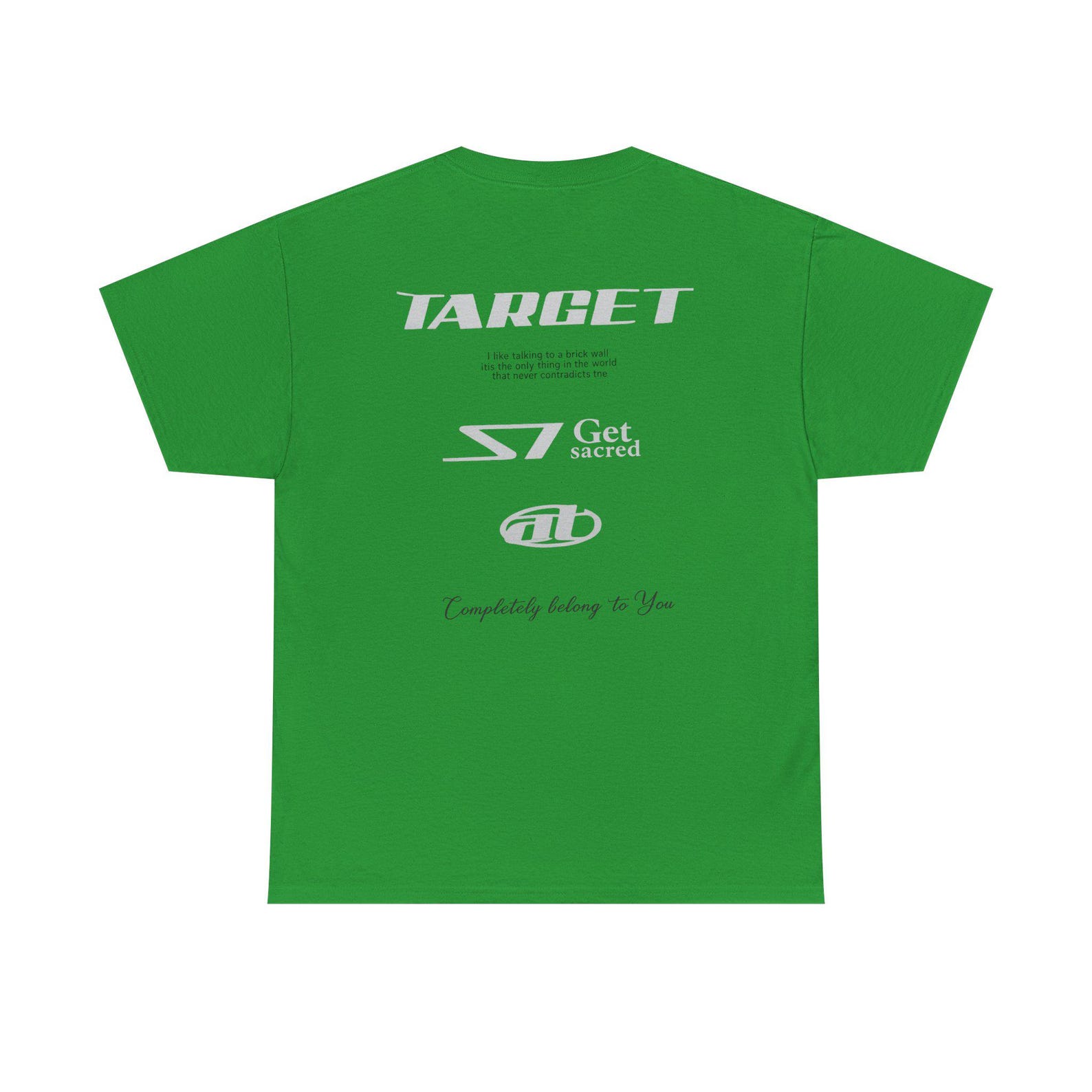 Stop Execution graphic Tee | Minimalist text design, Back logo print XL