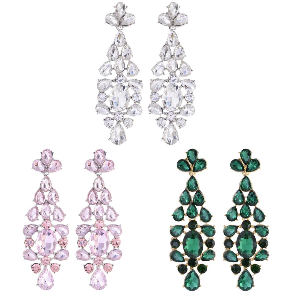 Luxuriöse Geometrische Ohrringe aus Legierung mit Unregelmäßigem Design für Damen Modeschmuck