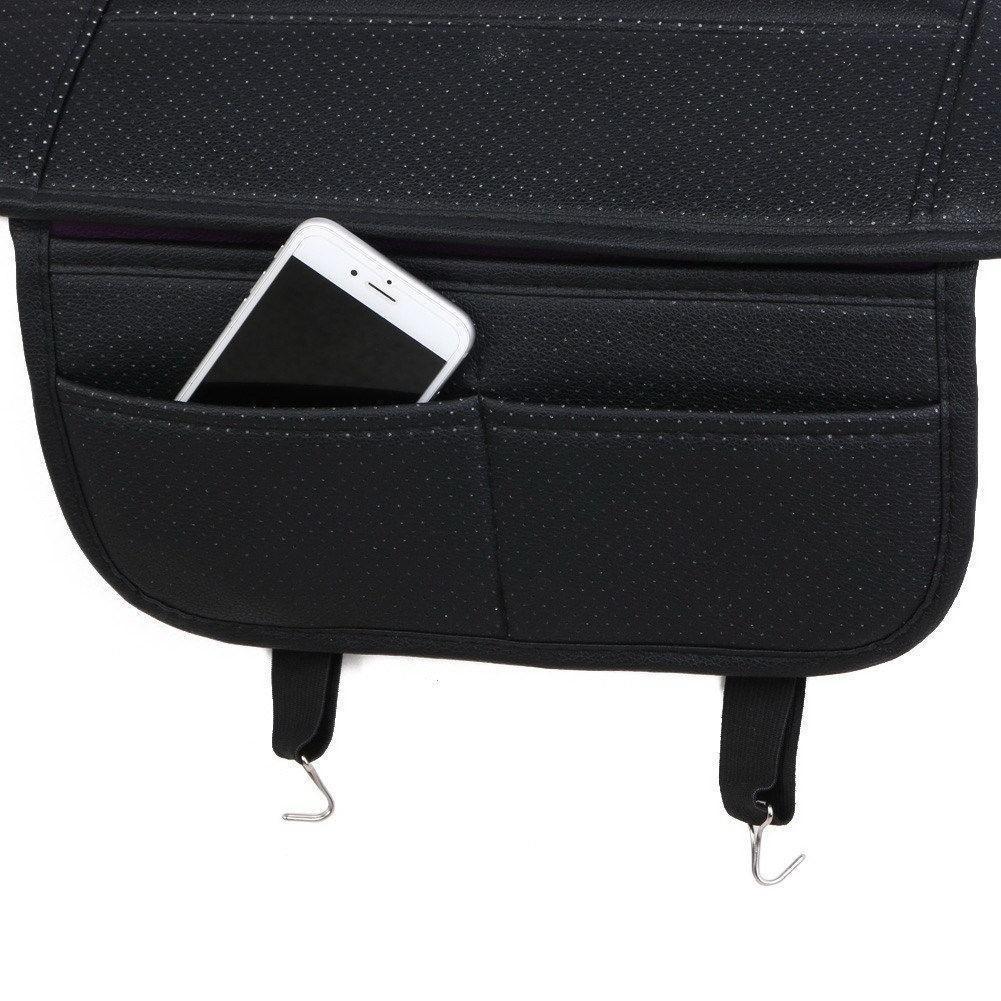 Universal Black Car Front Seat Cover Breathable PU Leather Seat