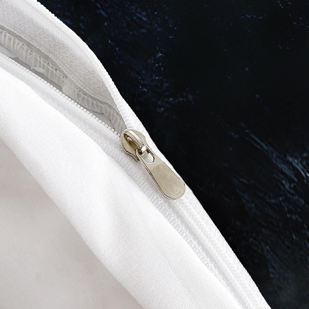 Night Forest Animal Wolf Three-piece Quilt Cover 3D Digital Printing Bedding Set Bed Cover