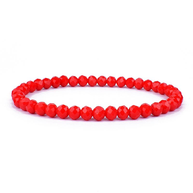 

Mini Facted Crystal Bracelet Women Luxury Beaded Ladies Bracelet Fashion 6/8mm 41color Crystal Beads Bracelet Friendship Jewelry 6mmBeads-17cm