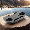 Chaise pliante relaxante Porte-boisson Clip universel pour chaise de camping pliante Table latérale avec fente pour appareil mobile pour la pêche la plage