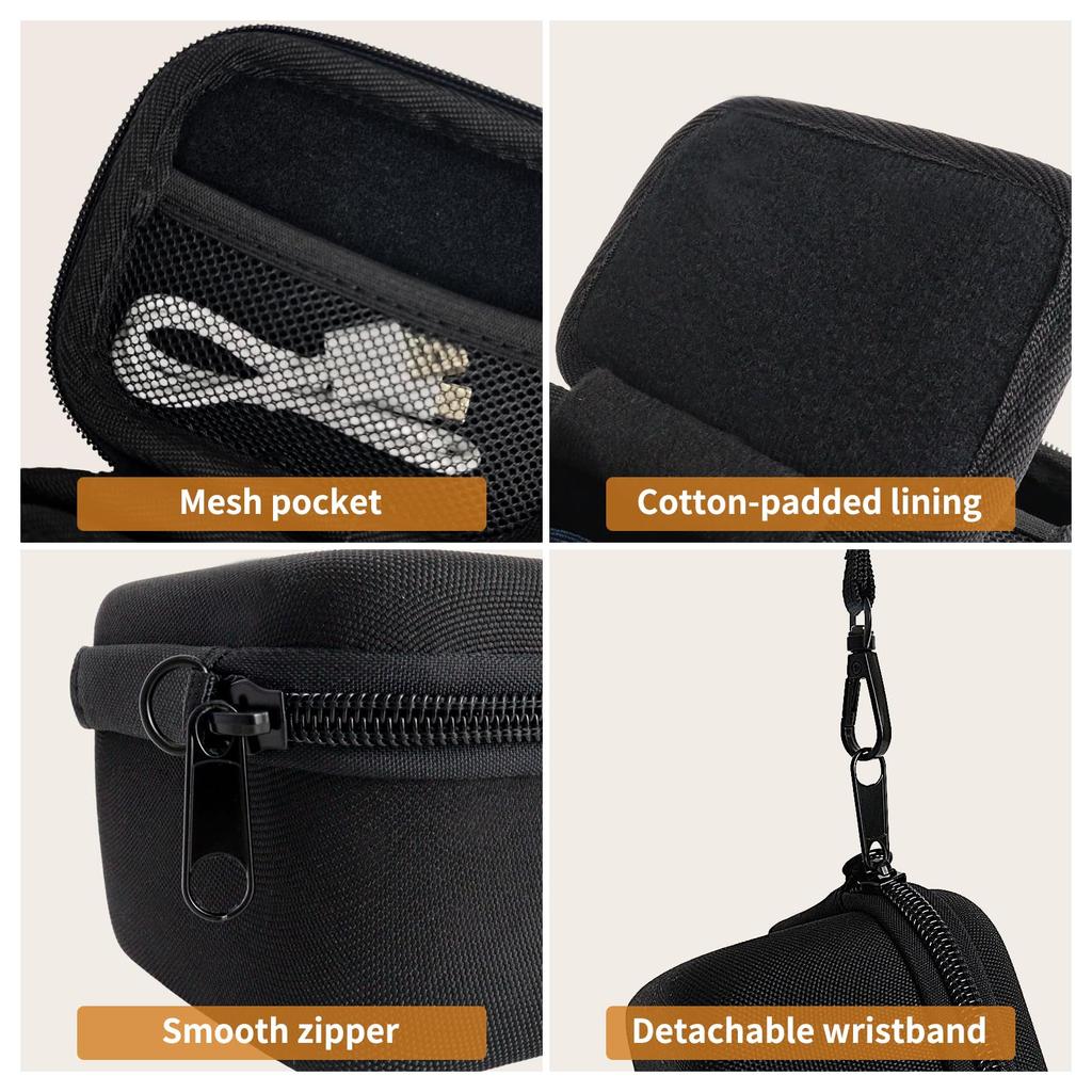 VOVMOEYA Camera Case CHUZHAO Vintage Mini Digital Camera Portable Storage Case with Hand Hard Travel Carry Perfect Fit Strap, Shell, Bag, Box,