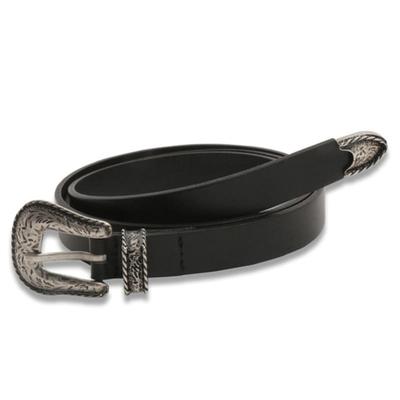 Cinto Doffsept em Couro de Vaca Ocidental Preto