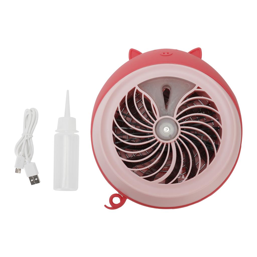 Cute Desktop Mini Fan Portable Humidifying Mist Spray Fan for Home Office SuppliesBlue Bear