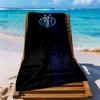 Inter Milan Beach Towel Quickdry Soft Microfiber Comfortable Lightweight