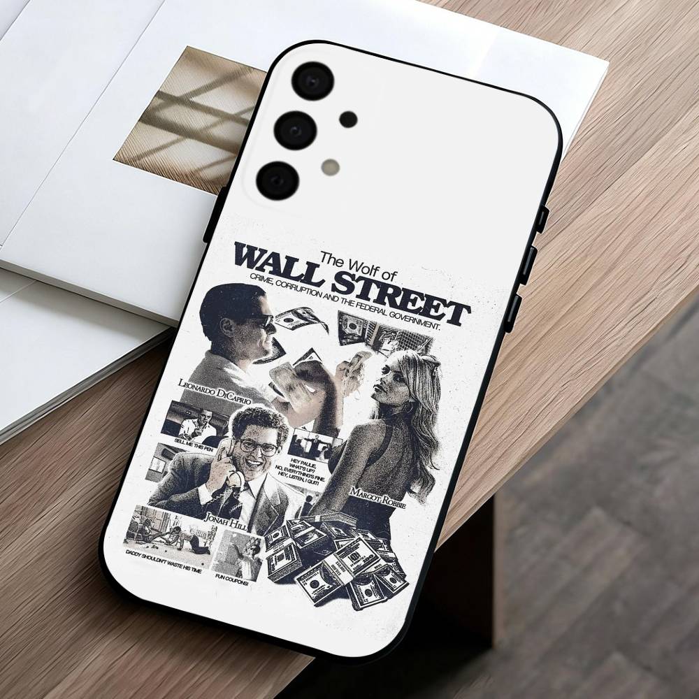 T-The Wolf of W-Wall S-Street TV Phone Case For Samsung Galaxy A73,A72,A71,A70,A53,A52,A51,Soft Silicone Black Cover