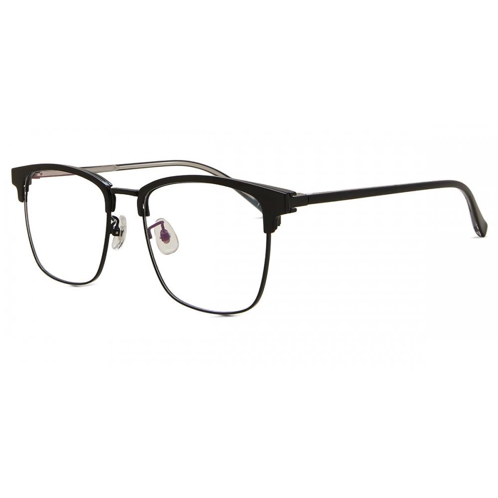 Full Rim Browline Black Smartbuy Collection Hadriane 71005 C1 Fashion Unisex Eyeglasses