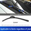 Compatible Rear Wiper Blade Rubber Strip for Honda Crosstour (Models 11-13, Rear Window 16, Car 12)