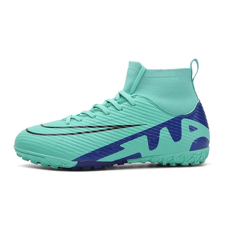 

Large size high top football shoes spiked broken nails competition training shoes men and women adult ootball hoes 48