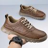 Fashion Fashion Lace Up Mens Casual Shoes Lightweight Leather Man Treking Footwear Board Shoes Outdoor Sports Sneakers Hiking Trainers