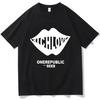 OneRepublic Besoin de Votre Amour T-shirts Hommes Femmes Nouveau Été Coton Vêtements Décontracté Mode Col Rond Manches Courtes T-shirt Streetwear